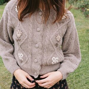 NWT Clover Cardigan (MINOR FLAW)